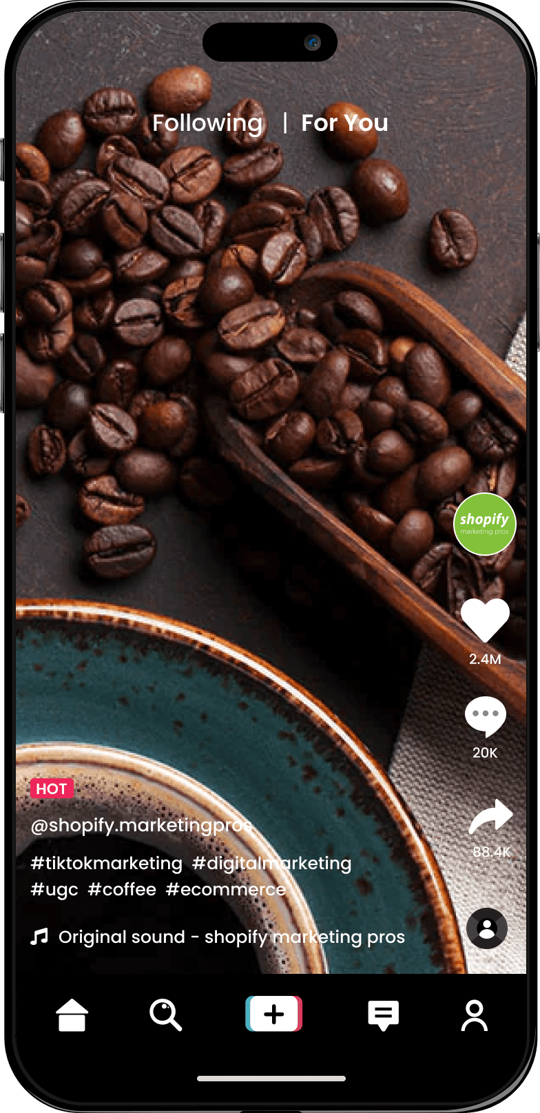 coffeeHero tiktok add